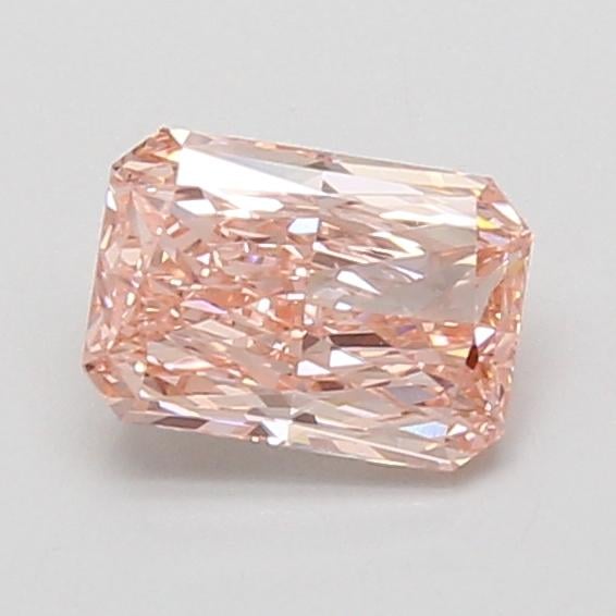 0.92 Ct. Fancy Vivid Pink Radiant Lab Grown Diamond