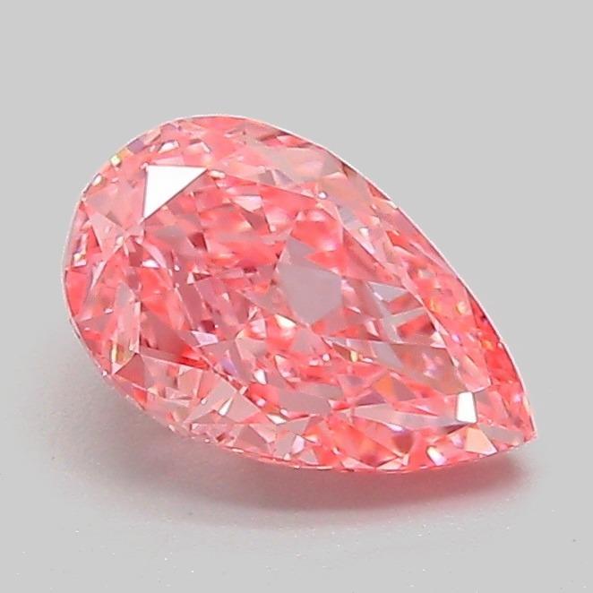 1.05 Ct. Fancy Vivid Pink Pear Lab Grown Diamond