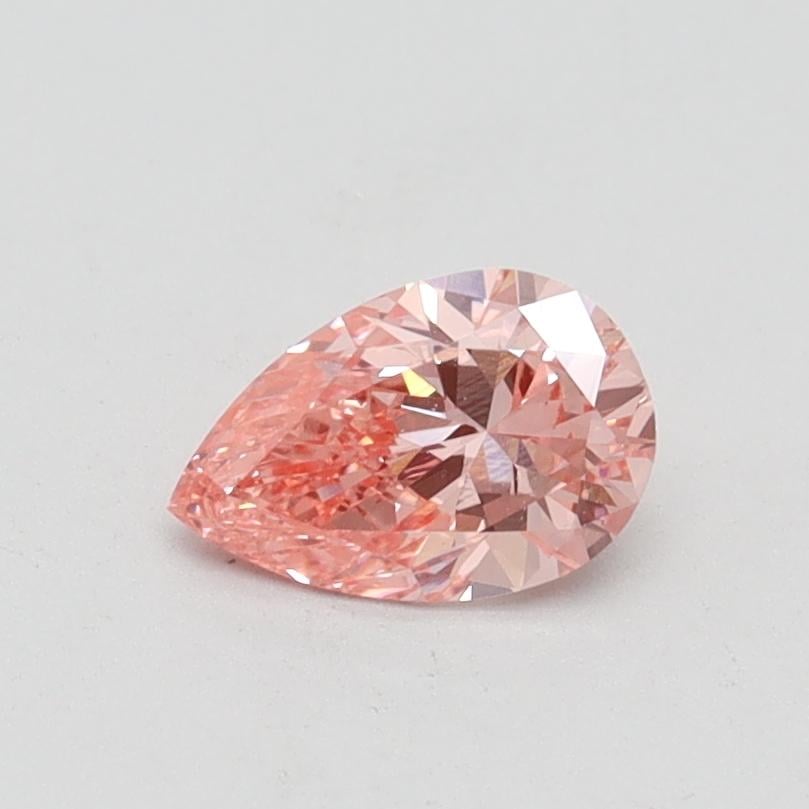 0.50 Ct. Fancy Vivid Pink Pear Lab Grown Diamond