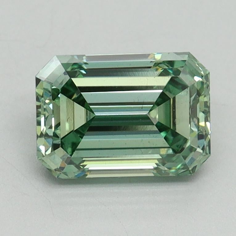 1.62 Ct. Fancy Vivid Pacific Green Emerald Lab Grown Diamond