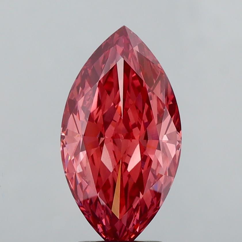 5.26 Ct. Fancy Vivid  Pink Marquise Lab Grown Diamond