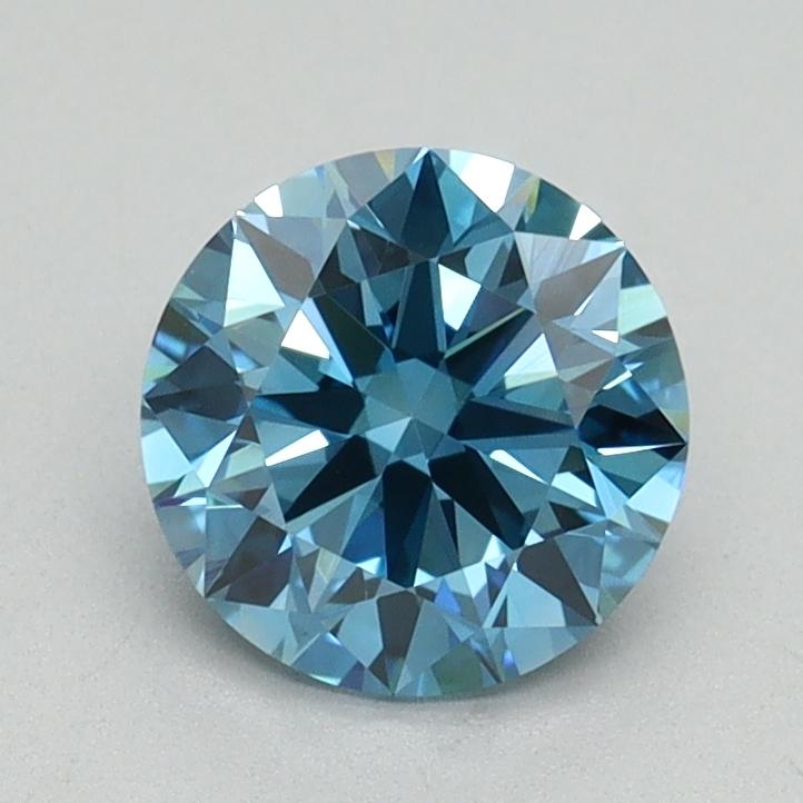 1.09 Ct. Fancy Vivid Blue Round Lab Grown Diamond