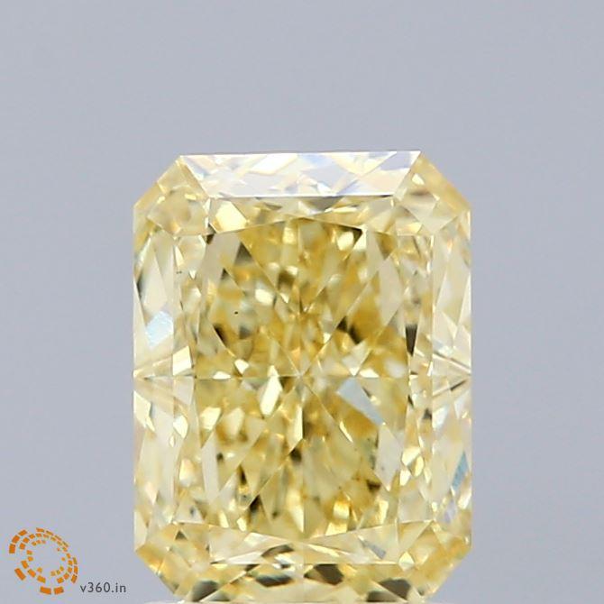 2.15 Ct. Fancy Intense Yellow Radiant Lab Grown Diamond