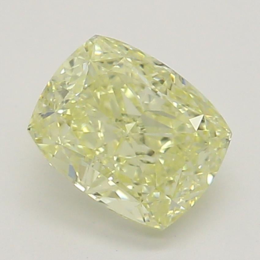 0.50 Ct. Fancy Yellow Cushion Diamond