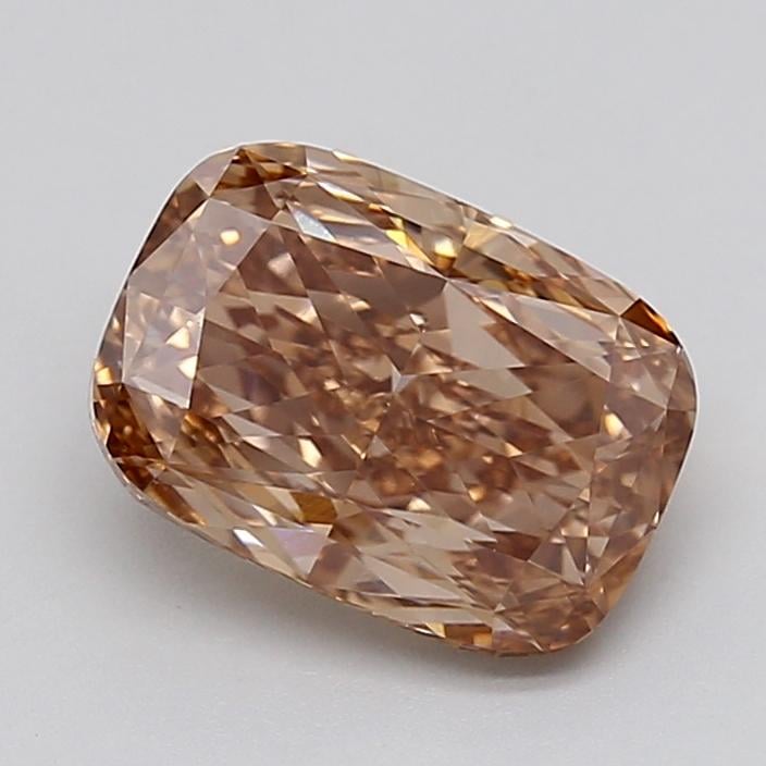 3.03 Ct. Fancy  Brown Cushion Lab Grown Diamond