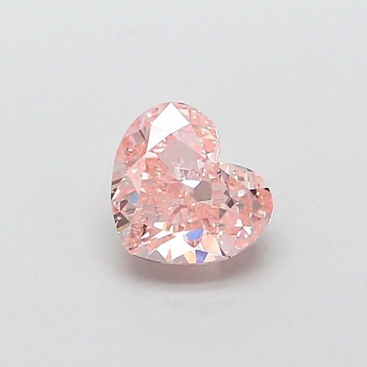 1.02 Ct. Fancy Intense  Pink Heart Lab Grown Diamond