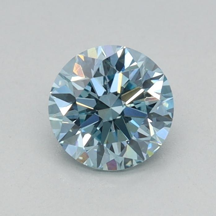 0.44 Ct. Fancy Vivid Blue Round Lab Grown Diamond