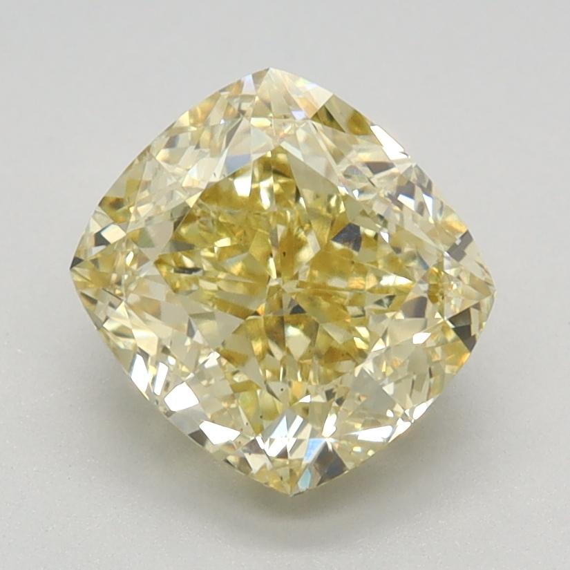 1.92 Ct. Fancy Intense Yellow Cushion Lab Grown Diamond