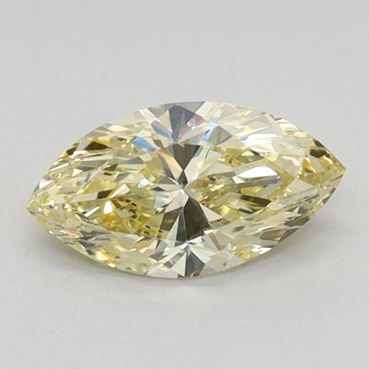 0.59 Ct. Fancy Intense Yellow Marquise Lab Grown Diamond