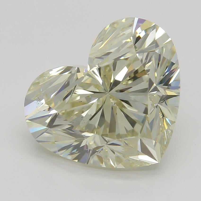 3.02 Ct. Fancy Light Brownish Yellow Heart Diamond