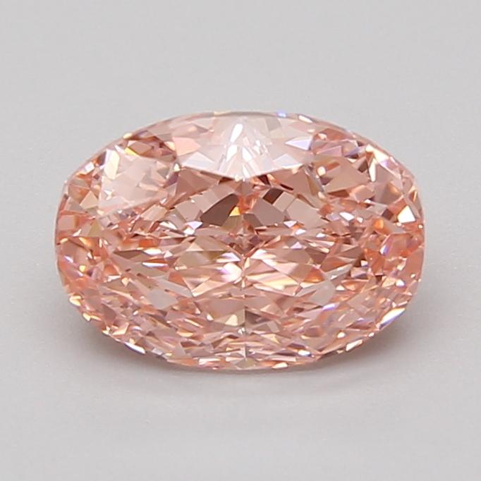 2.03 Ct. Fancy Vivid Pink Oval Lab Grown Diamond