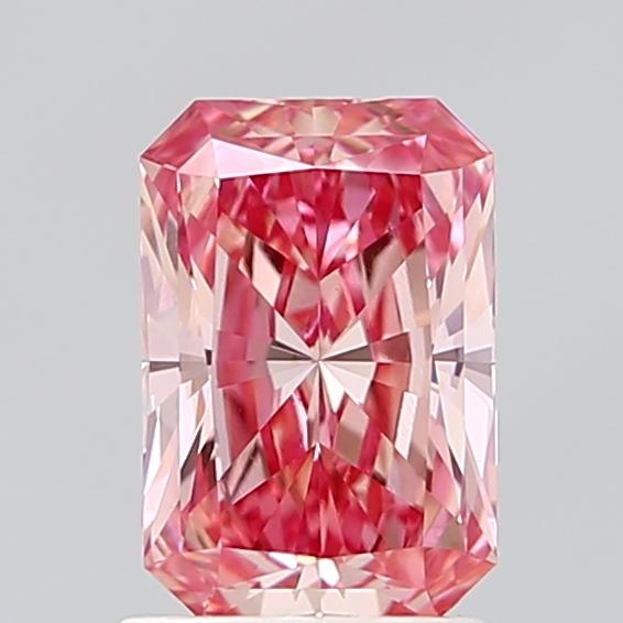 1.51 Ct. Fancy Intense Pink Radiant Lab Grown Diamond