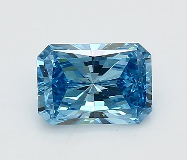 1.20 Ct. Fancy Vivid  Blue Radiant Lab Grown Diamond
