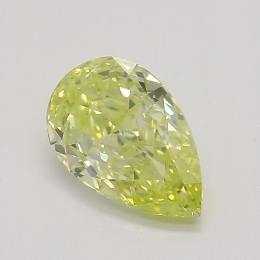 0.38 Ct. Fancy Yellow Pear Diamond