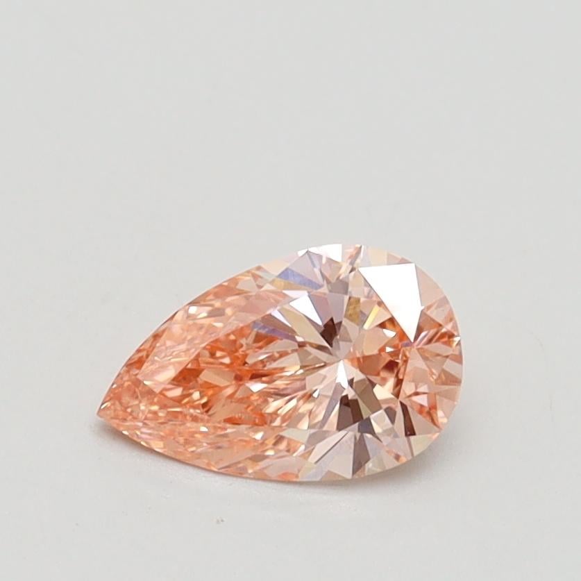0.51 Ct. Fancy Intense Pink Pear Lab Grown Diamond