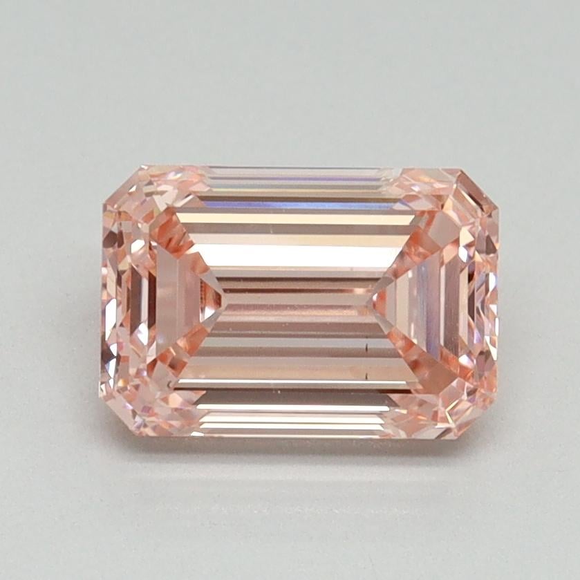 1.52 Ct. Fancy Vivid Pink Emerald Lab Grown Diamond