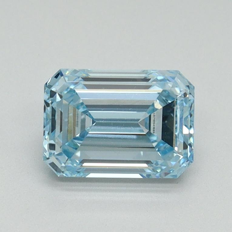 1.02 Ct. Fancy Intense Blue Emerald Lab Grown Diamond