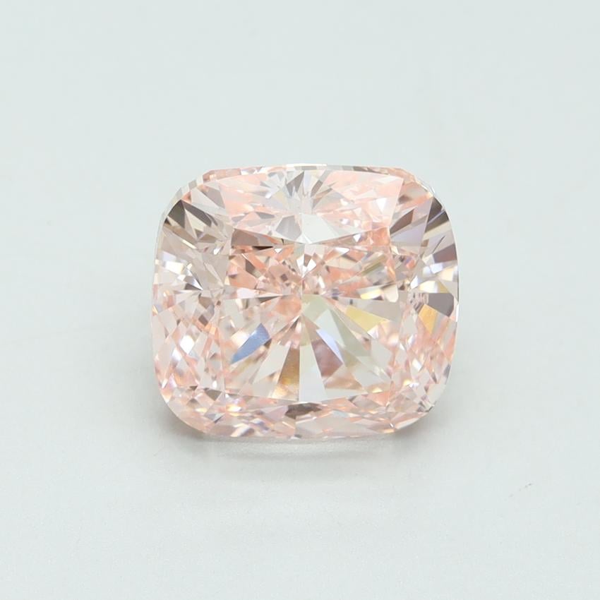 3.56 Ct. Fancy Intense Pink Cushion Lab Grown Diamond