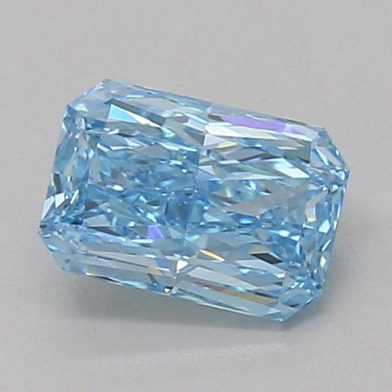 1.10 Ct. Fancy Vivid Blue Radiant Lab Grown Diamond