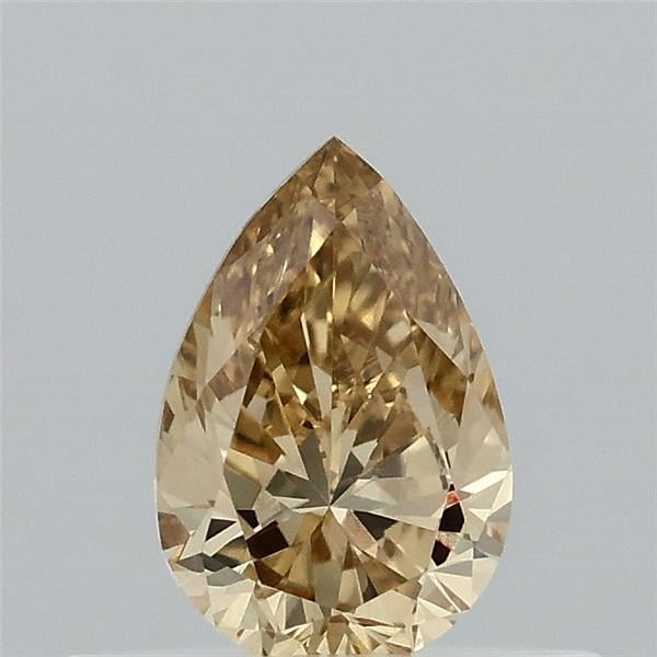 0.34 Ct. Fancy Intense  Yellow Pear Lab Grown Diamond