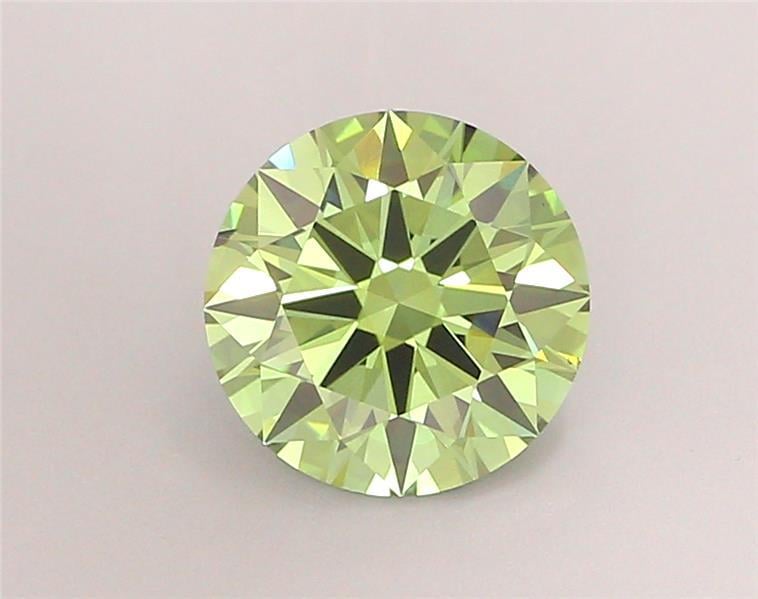2.06 Ct. Fancy Vivid  Green Round Lab Grown Diamond