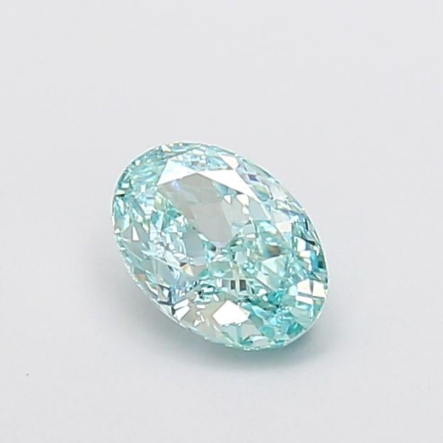 1.00 Ct. Fancy Vivid  Blue Oval Lab Grown Diamond
