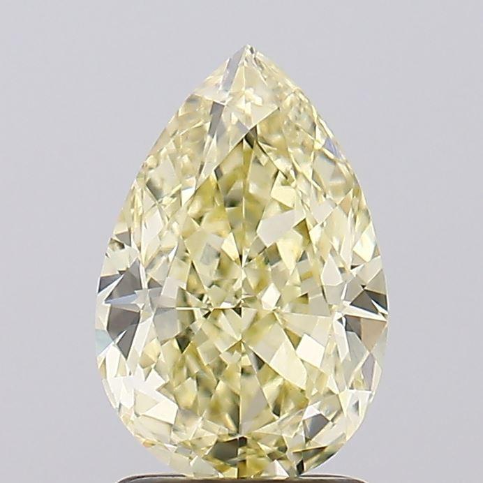 2.02 Ct. Fancy Yellow Pear Lab Grown Diamond