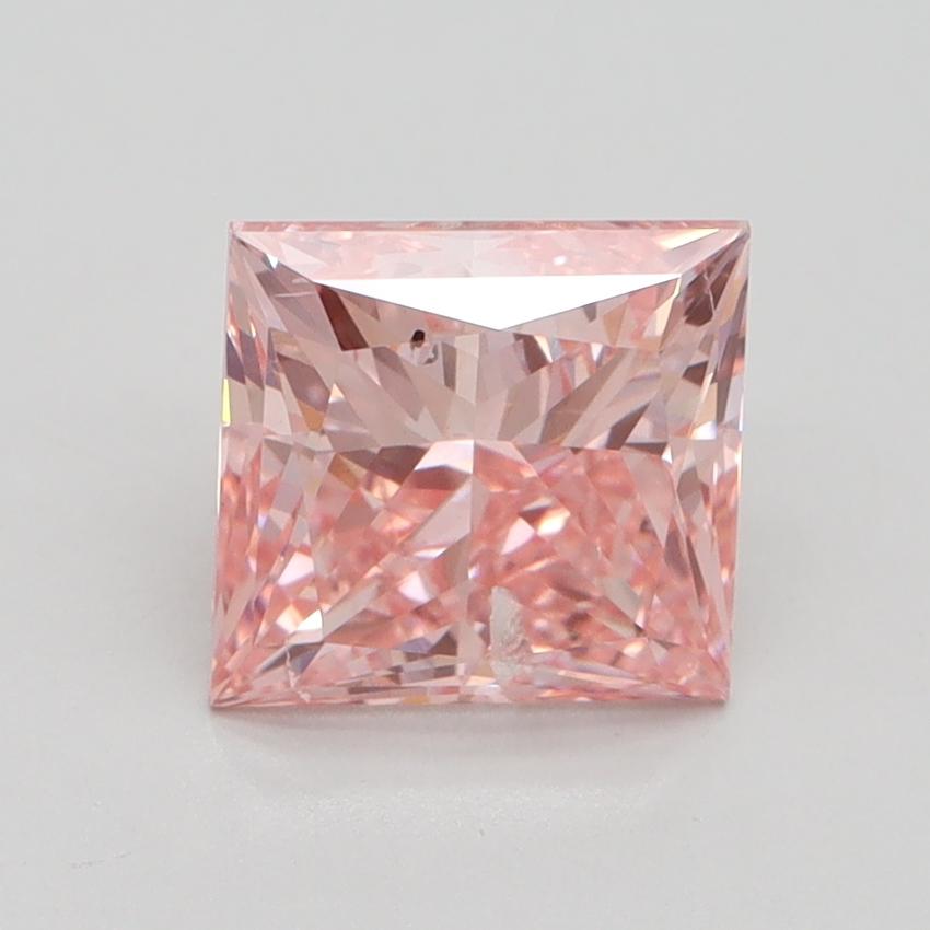 2.06 Ct. Fancy Intense Pink Princess Lab Grown Diamond