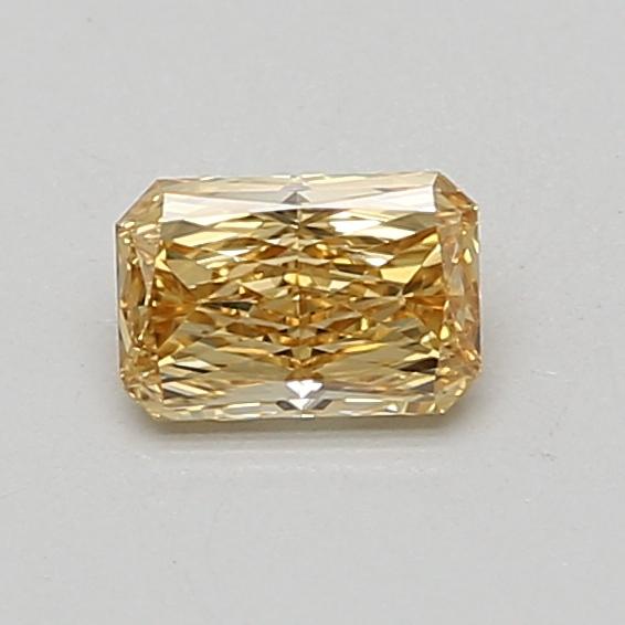 0.54 Ct. Fancy Intense Yellow Radiant Lab Grown Diamond