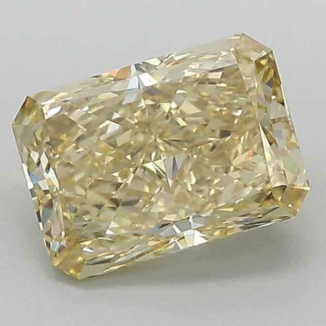 1.56 Ct. Fancy Vivid Yellow Radiant Lab Grown Diamond