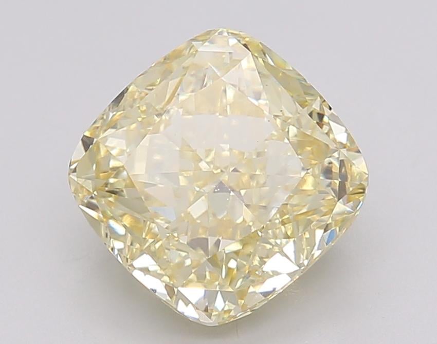 3.52 Ct. Fancy Intense Yellow Cushion Lab Grown Diamond