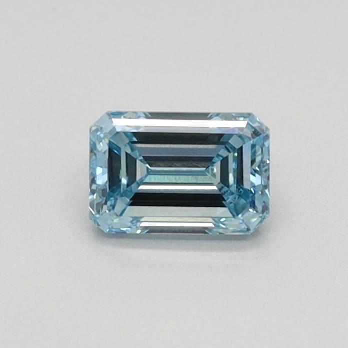 0.33 Ct. Fancy Intense Blue Emerald Lab Grown Diamond