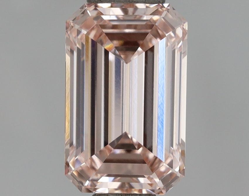 1.00 Ct. Fancy Intense Pink Emerald Lab Grown Diamond