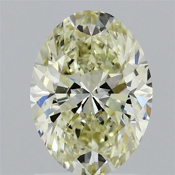 1.51 Ct. Fancy Yellow Oval Lab Grown Diamond