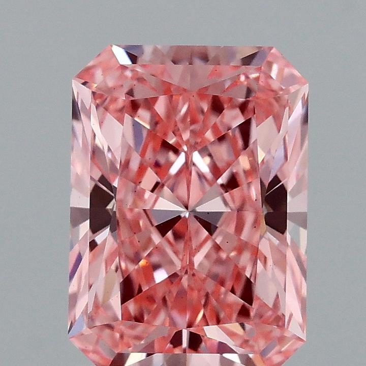2.03 Ct. Fancy Vivid Pink Radiant Lab Grown Diamond