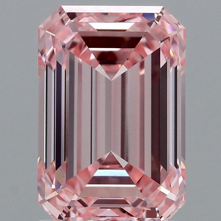 2.11 Ct. Fancy Intense Pink Emerald Lab Grown Diamond