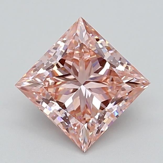 2.00 Ct. Fancy Intense  Pink Princess Lab Grown Diamond