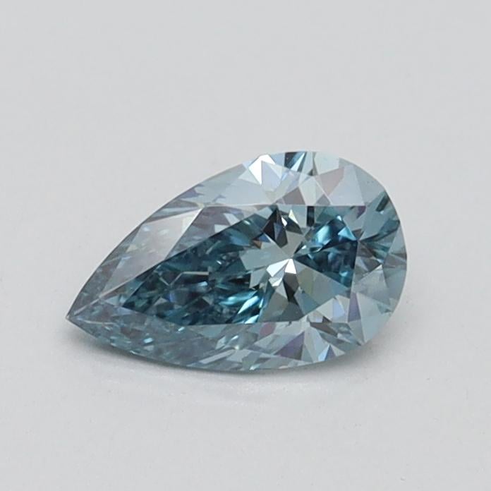 0.40 Ct. Fancy Intense Blue Pear Lab Grown Diamond