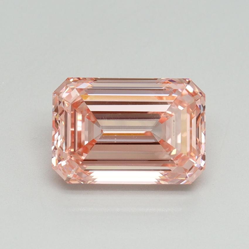 3.02 Ct. Fancy Vivid Pink Emerald Lab Grown Diamond