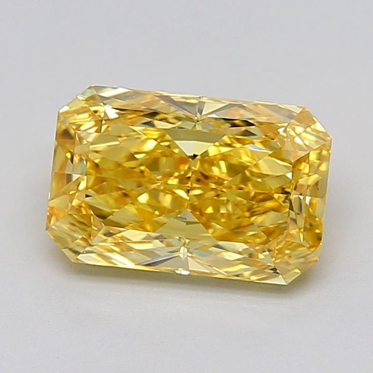 2.52 Ct. Fancy Vivid  Yellow Radiant Lab Grown Diamond