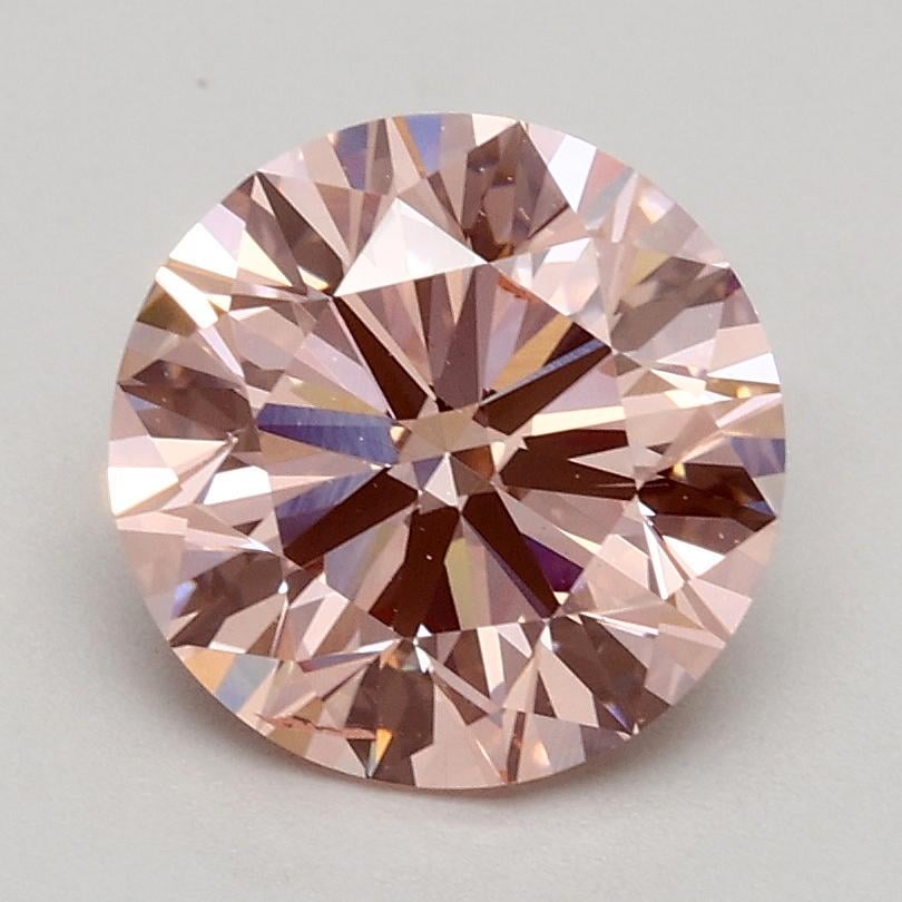 1.50 Ct. Fancy Intense Pink Round Lab Grown Diamond