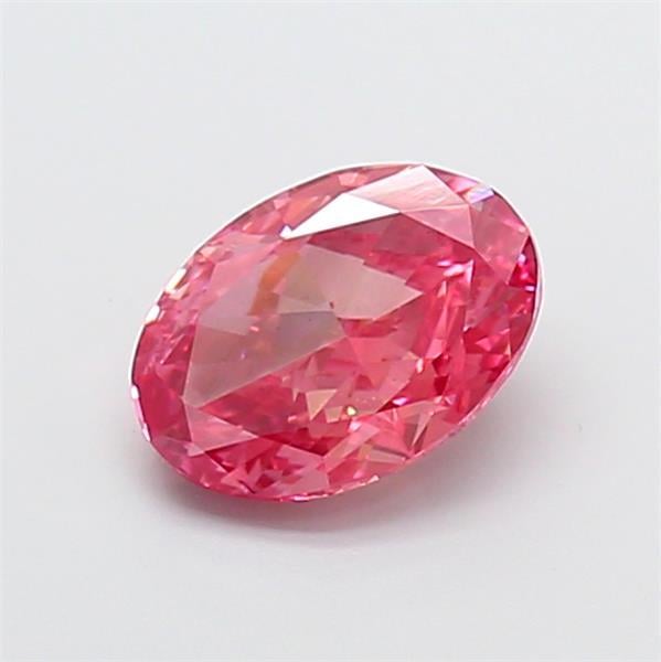 1.73 Ct. Fancy Vivid Pink Oval Lab Grown Diamond