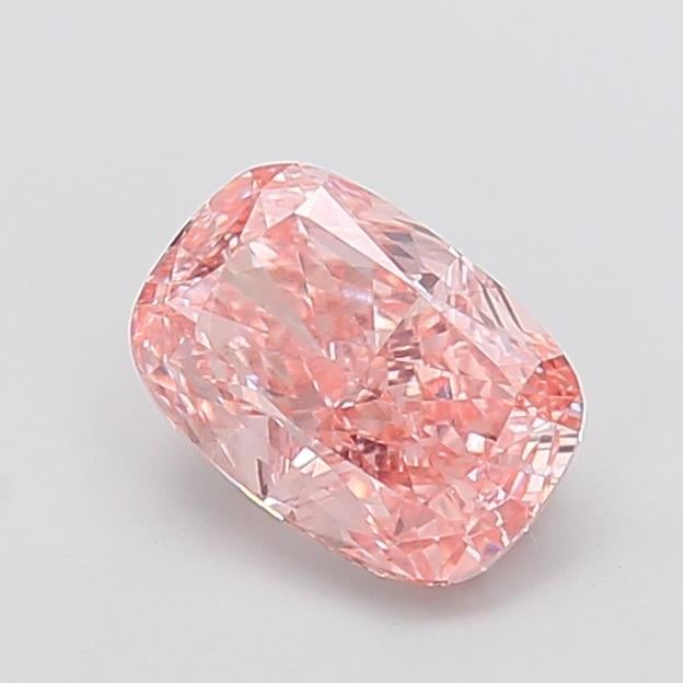 2.05 Ct. Fancy Intense  Pink Cushion Lab Grown Diamond