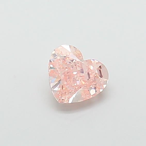 0.99 Ct. Fancy Intense Pink Heart Lab Grown Diamond