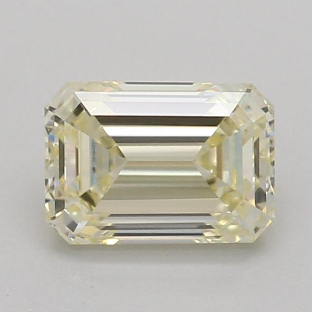 0.52 Ct. Fancy Yellow Emerald Lab Grown Diamond
