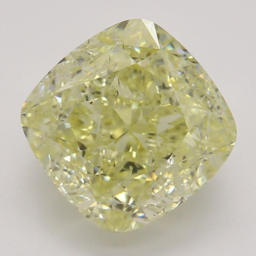 2.04 Ct. Fancy Yellow Cushion Diamond