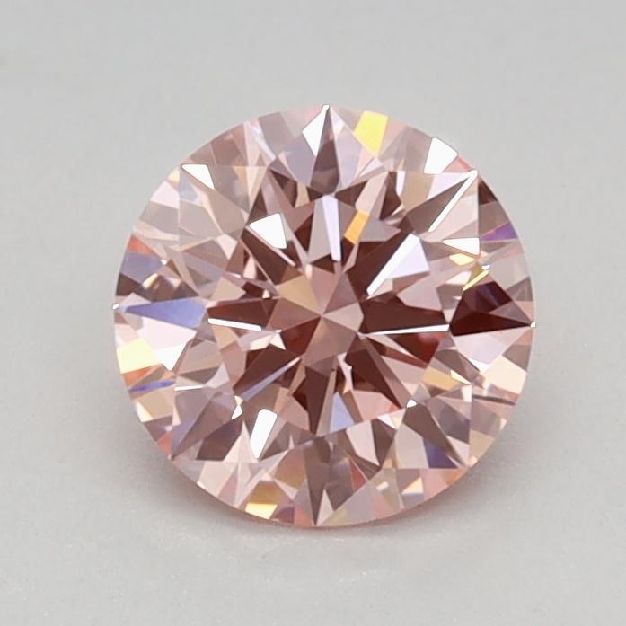 0.64 Ct. Fancy Intense Pink Round Lab Grown Diamond
