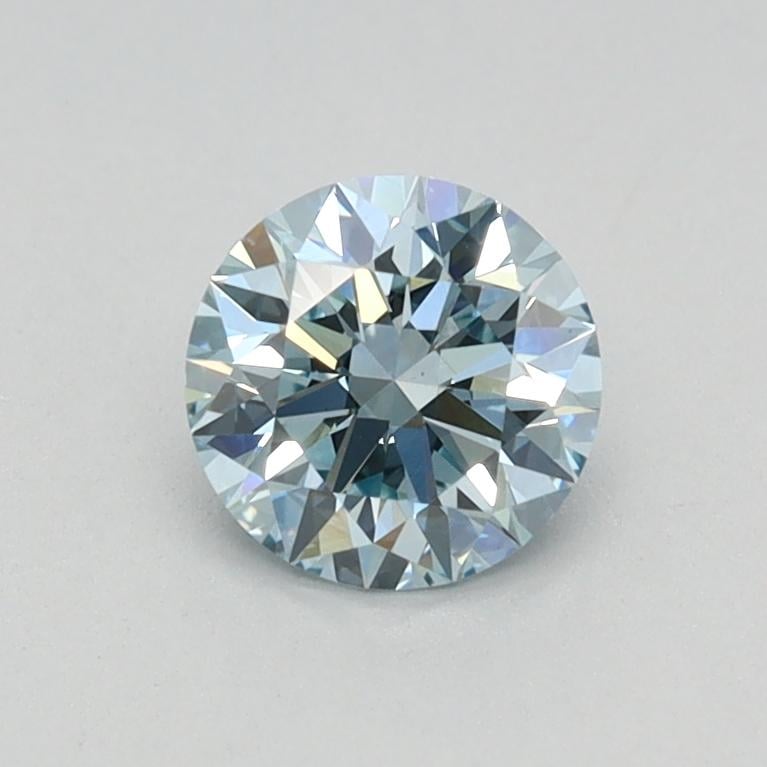 0.56 Ct. Fancy Intense Blue Round Lab Grown Diamond