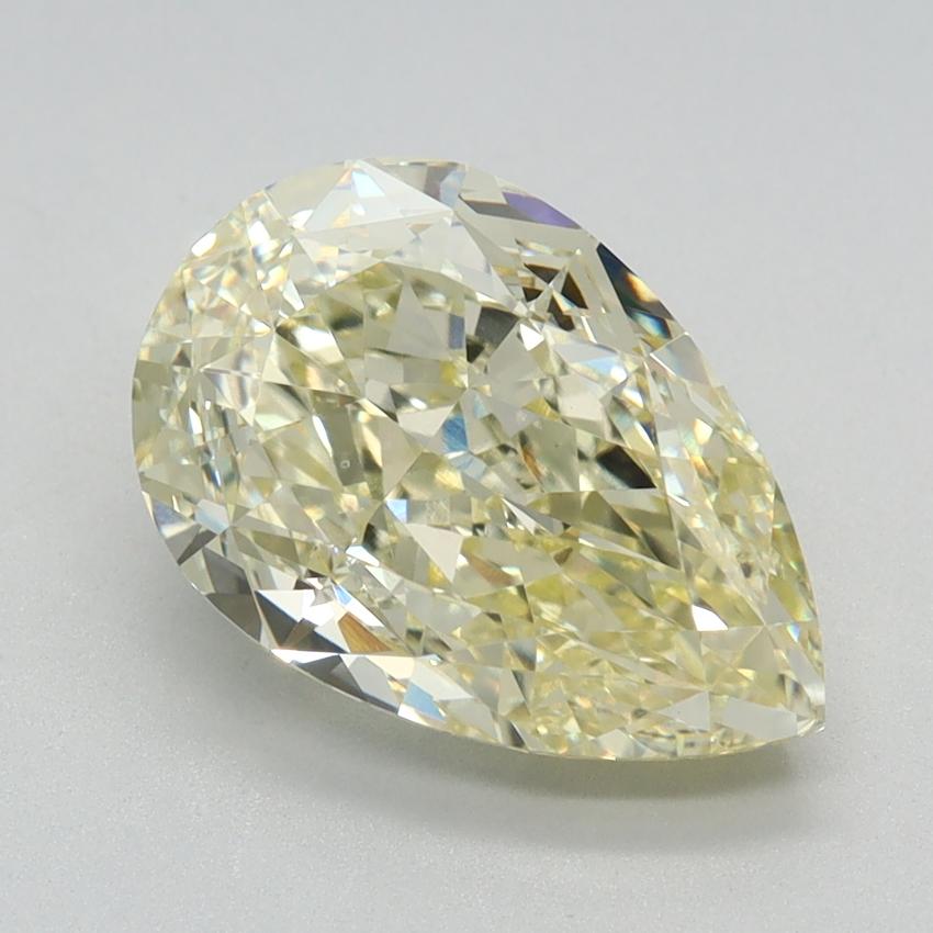 3.10 Ct. Fancy Intense Yellow Pear Lab Grown Diamond