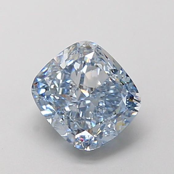 1.44 Ct. Fancy Intense  Blue Cushion Lab Grown Diamond